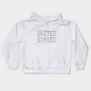 Image: UNITED STATES Anthem (black) Kids Hoodie